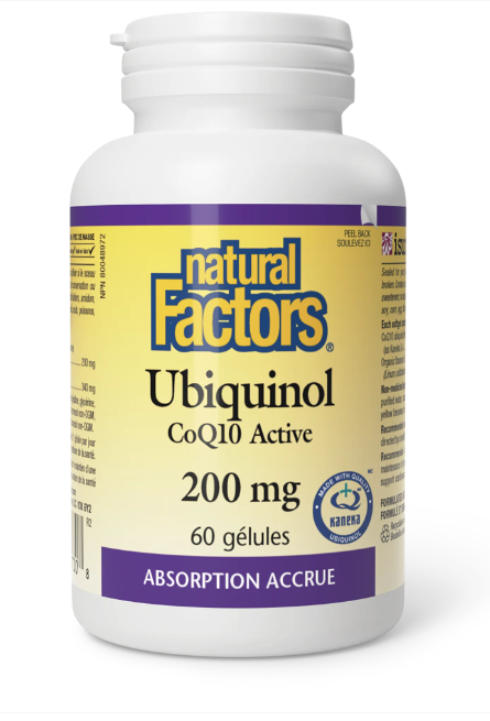 Ubiquinol CoQ10 Active - Natural Factors - 60 gélules